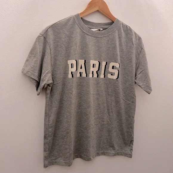 H&M Gray 'Paris' Graphic T-Shirt - Picture 2 of 5